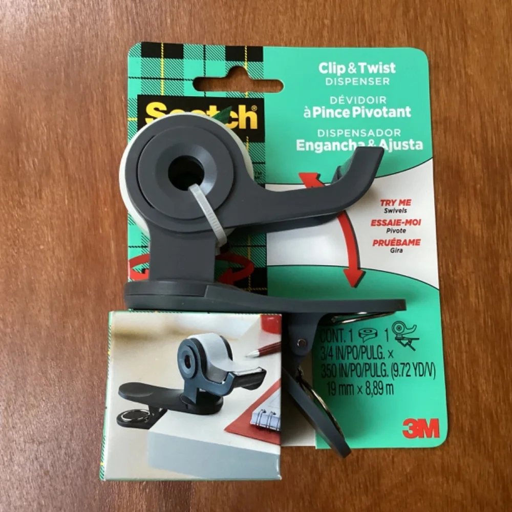 Scotch Clip & Twist Dispenser New